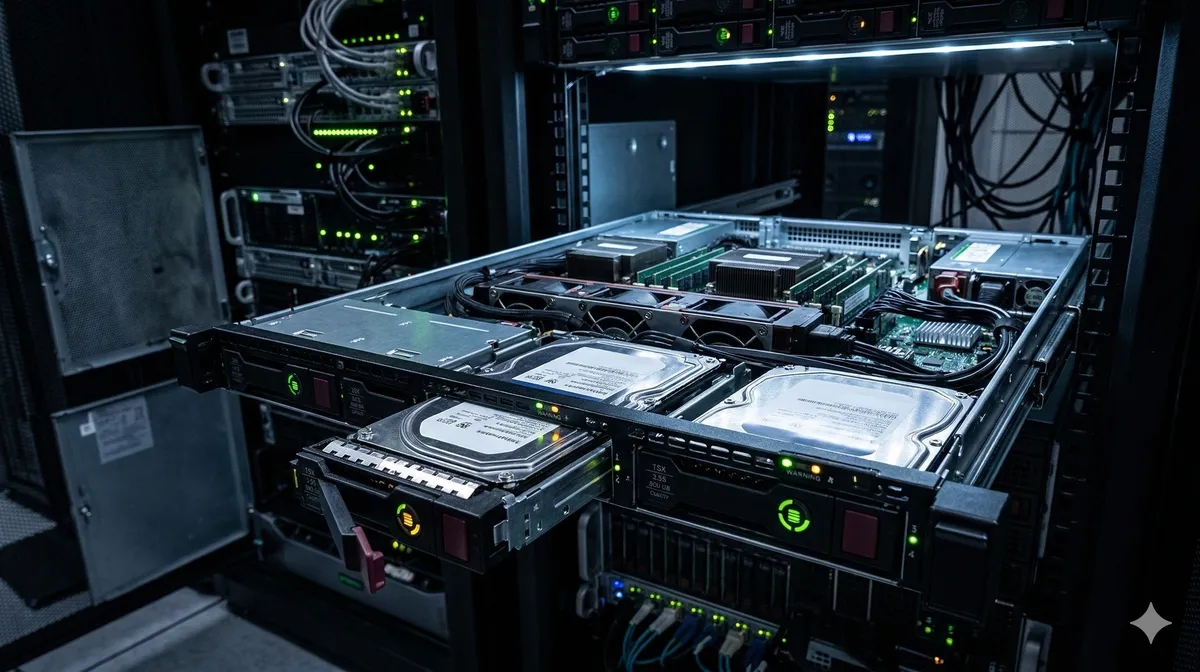 استعادة بيانات خادم RAID 5 توقف تماماً عن العمل