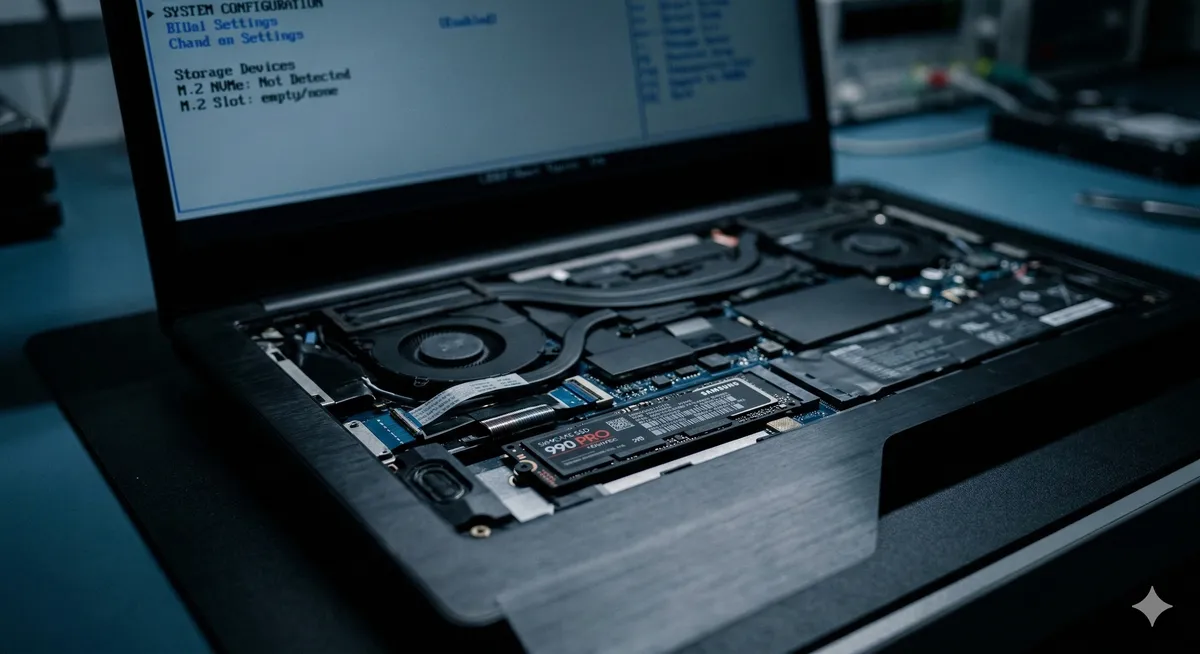 استعادة بيانات من وحدة تخزين NVMe طراز Samsung 980 Pro المحترقة