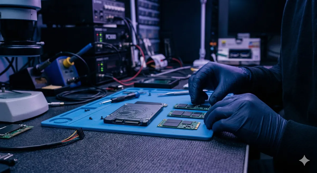 استعادة بيانات SSD و NVMe